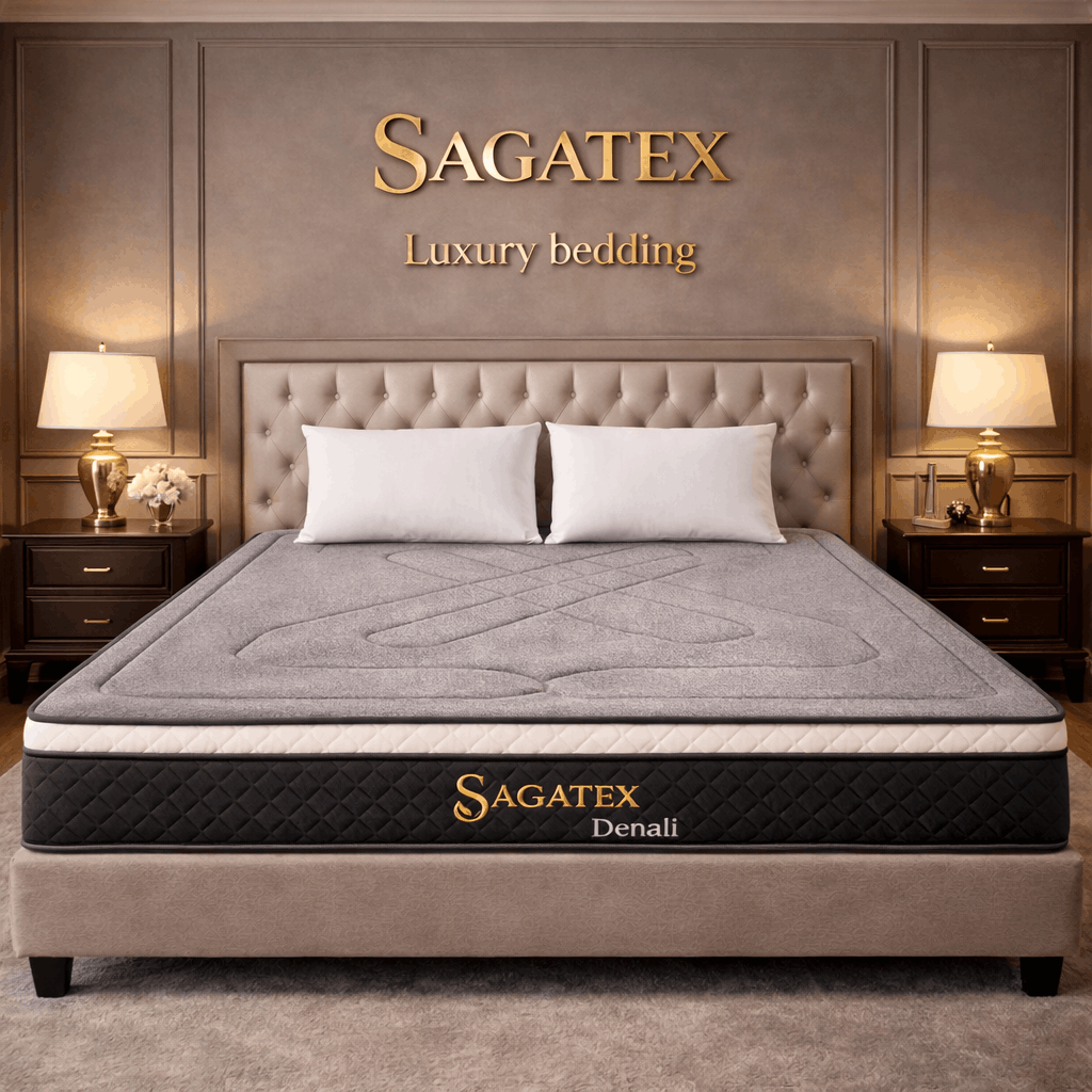 Nệm Lò Xo Túi Độc Lập Hybric DENALI SAGATEX 30cm – Tiêu Chuẩn Khách Sạn 5 Sao, Thiết Kế Cho Giấc Ngủ Chất Lượng Cao