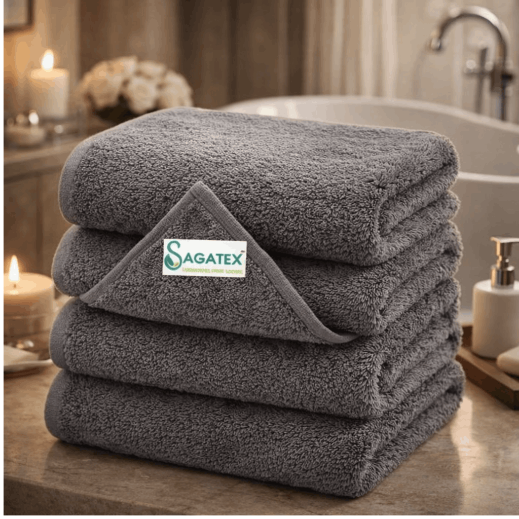 Khăn Lau Mặt Cao Cấp SAGATEX: 100% Cotton, Mềm Mại, Thấm Hút Nhanh, Size 34x70