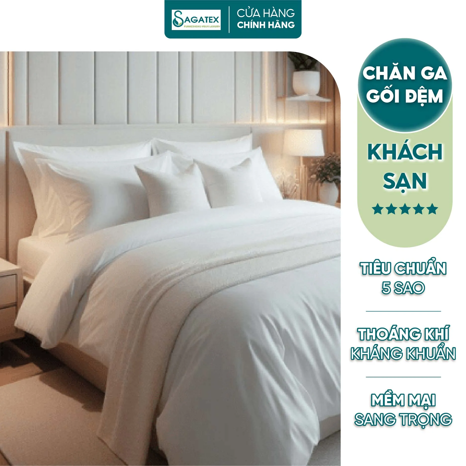 Bộ chăn ga gối khách sạn 5 sao (15)