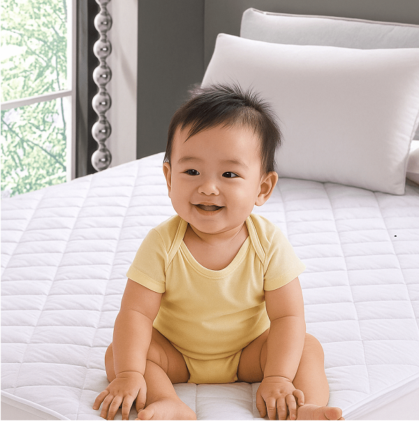 Tấm Lót Nệm Chống Thấm Nước SAGATEX – Cấu Trúc 3 Lớp, Chống Thấm Nhưng Thoáng Khí - Giữ Cho Nệm Luôn Sạch Sẽ