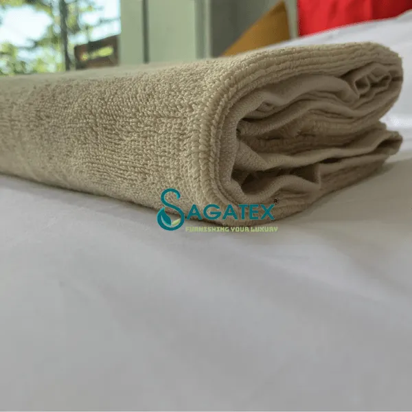 Khăn Tắm 70x140cm Màu Kem SAGATEX