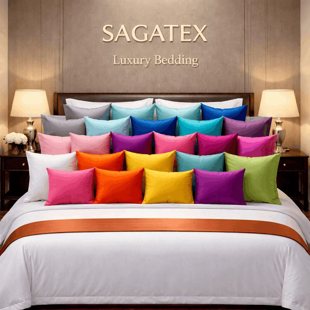 Alternative view of Gối Tựa Sofa - Gối Trang Trí Giường (Ruột và Vỏ) - Màu Sắc Tươi Tắn, Chống Nhăn, SAGATEX